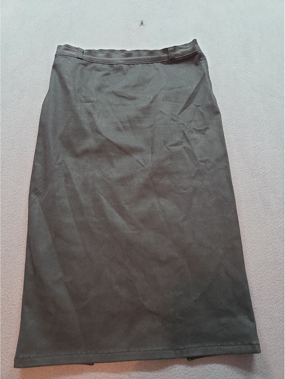 women's black vintage denim skirt w/v slit by Ferre Jeans size 28W